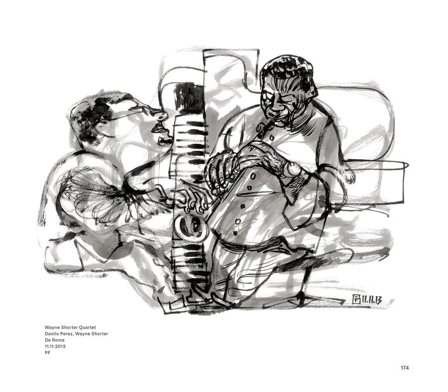 Page from Live: the Wayne Shorter Quartet at De Roma, 2013