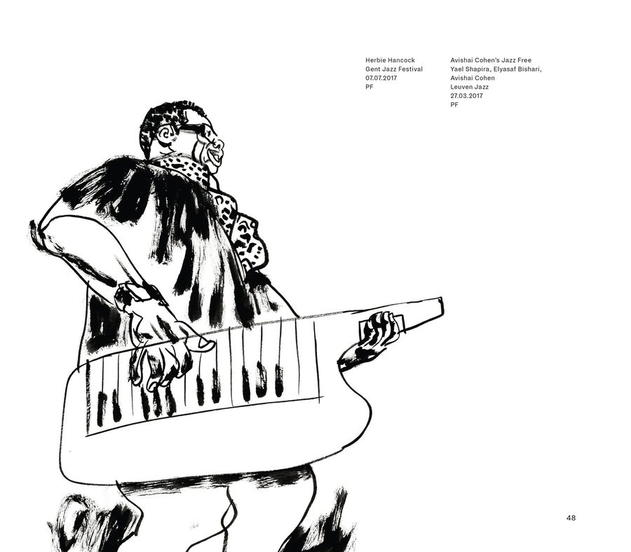 Page from Live: Herbie Hancock with a keytar, Gent Jazz 2017