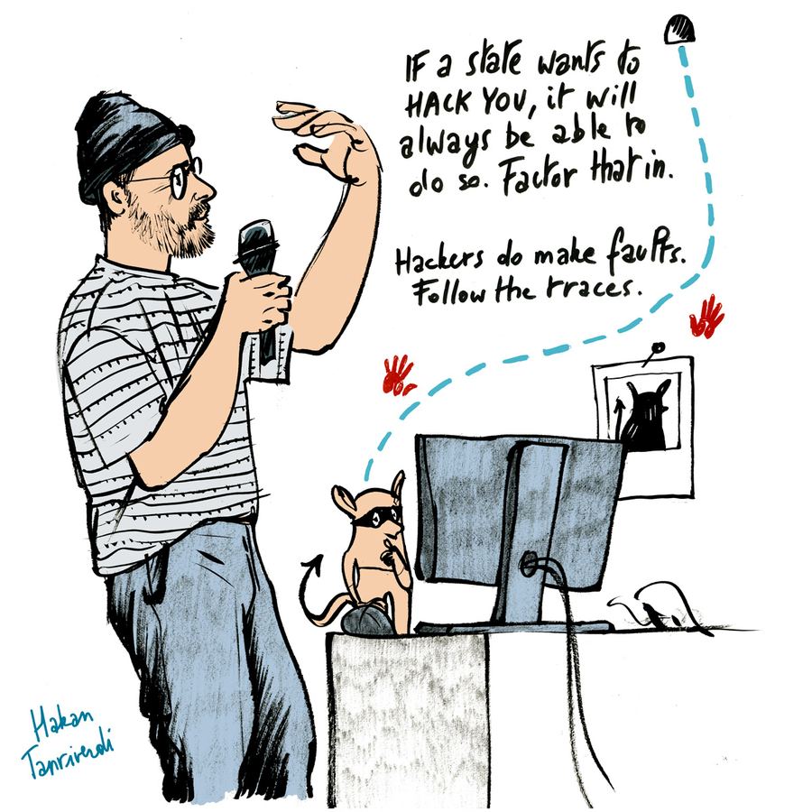 A speaker on hacking: ‘If a state wants to hack you, it will’