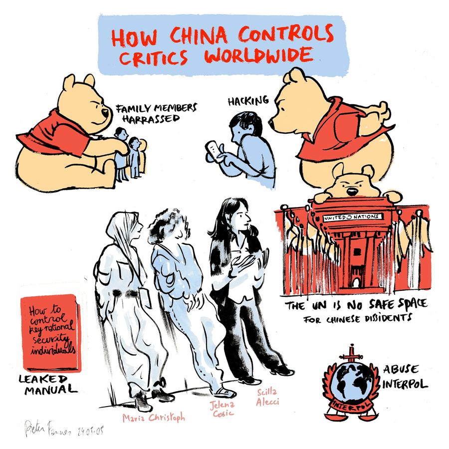 ‘How China controls critics worldwide’: panel with the speakers and key points